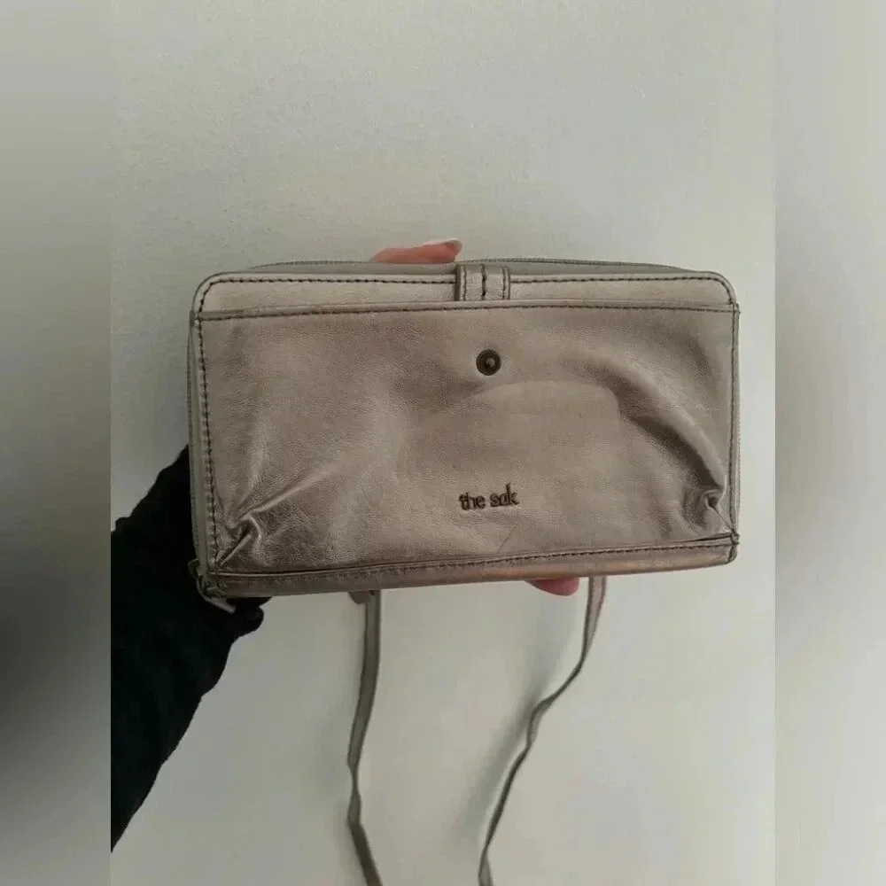 The Sak Silver Crossbody Wallet - Picture 2 of 9